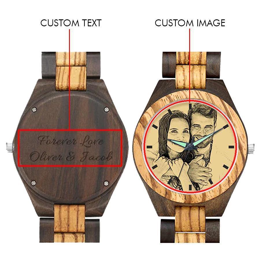 Custom Photo Wooden Watch