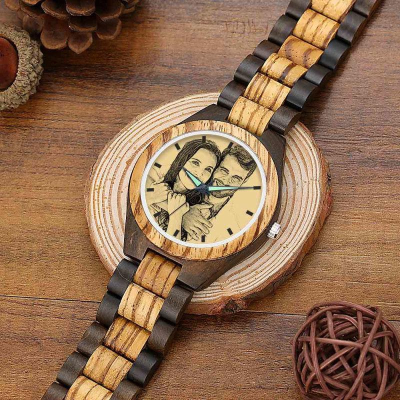 Custom Photo Wooden Watch