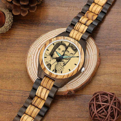 Custom Photo Wooden Watch