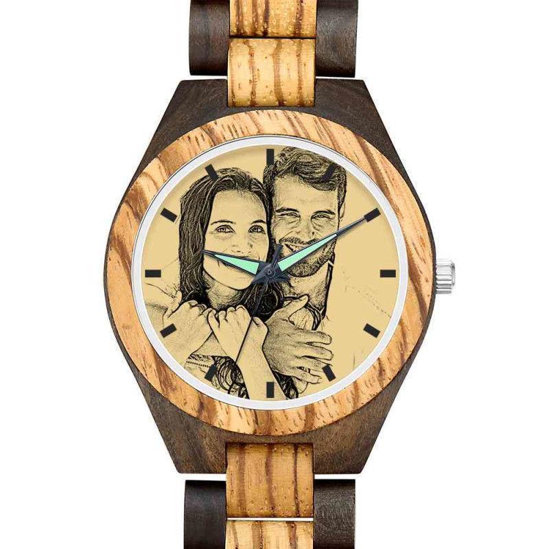 Custom Photo Wooden Watch