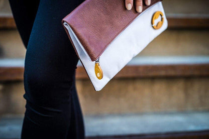 Carroll Foldover Clutch & iPad Purse