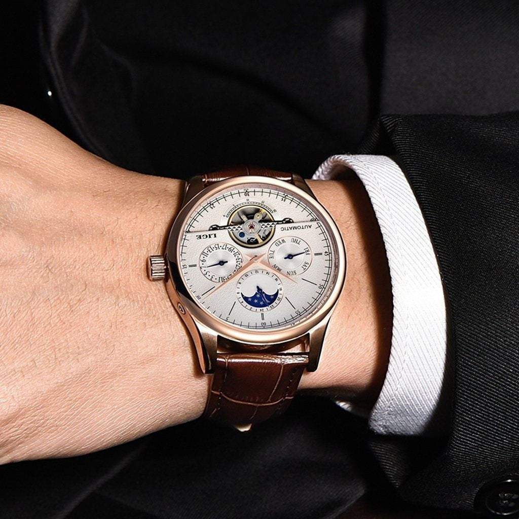 LIGE Automatic Mechanical Brand Watch