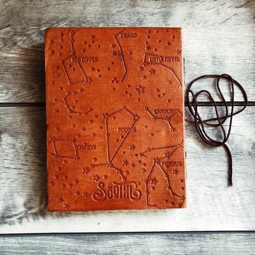 Elephant Yoga Handmade Leather Journal