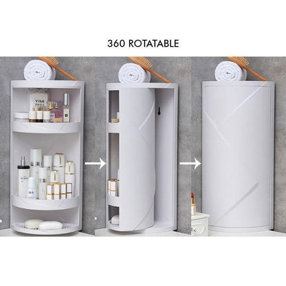 Drill-less 360 Corner Shelf