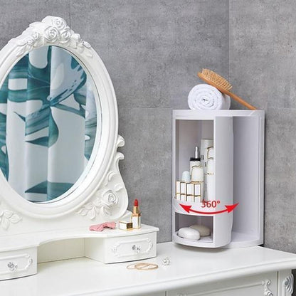 Drill-less 360 Corner Shelf
