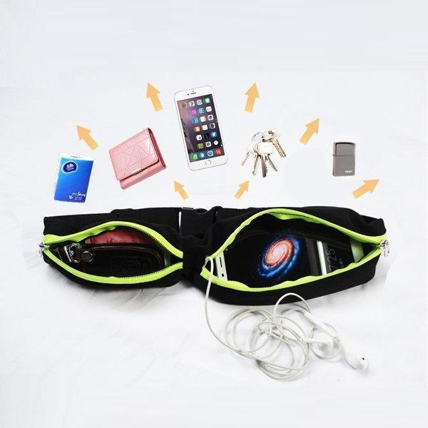 Dual Pocket Running Belt