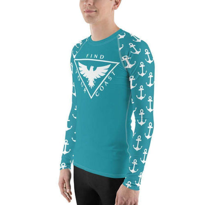 Men's Anchor Sleeve Performance Rash Guard UPF 40+
