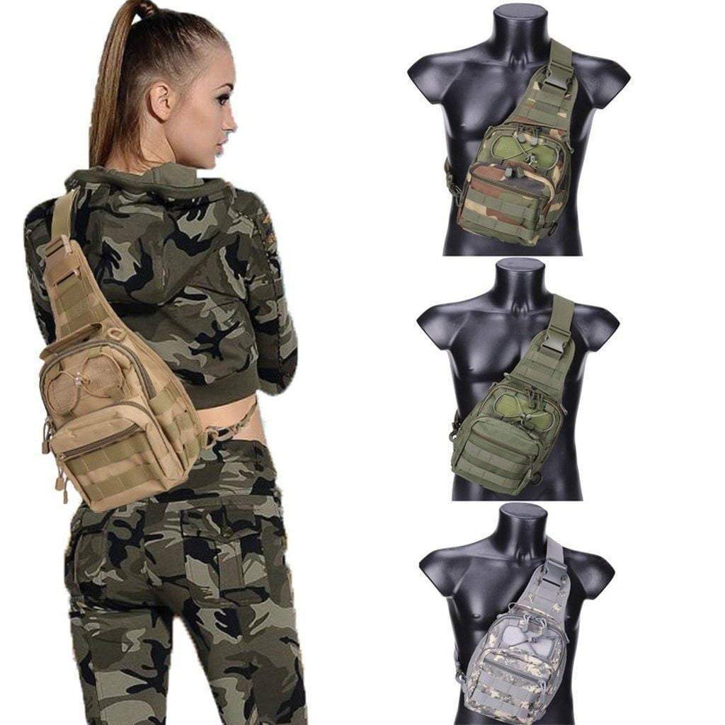 Tactical Molle Utility Gear Shoulder Sling Backpack Bag