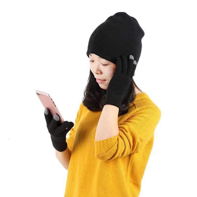 Bluetooth Beanie With Touch Screen Glove - Enjoy The Music and Keep You Warm in Winter!