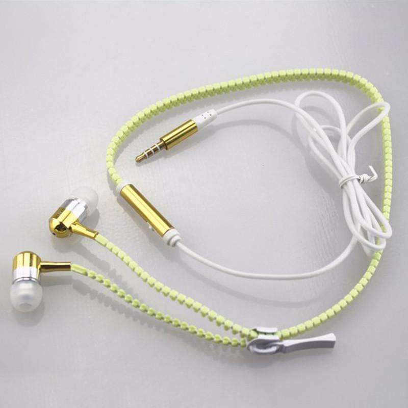 Glow In The Dark Metal Earphones Earbuds With Mic