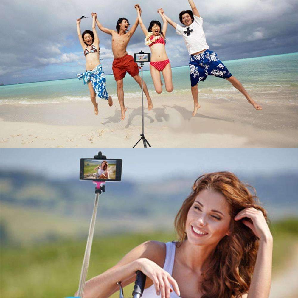 Universal Android / IOS Phone Folding Selfie Stick Tripod - Get the Perfect Selfie