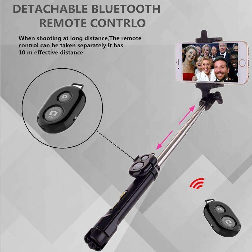 Universal Android / IOS Phone Folding Selfie Stick Tripod - Get the Perfect Selfie