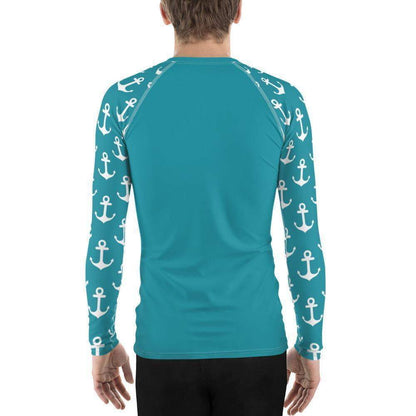 Men's Anchor Sleeve Performance Rash Guard UPF 40+