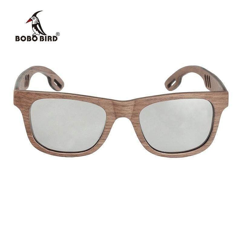 BOBO BIRD Vintage Wooden Polarized Sunglasses