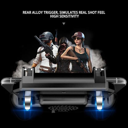 Mobile Gaming Controller--Trigger L1R1 & 2000 mAh Power Bank & Cooler Fan 3 in 1 For PUBG/Fortnite
