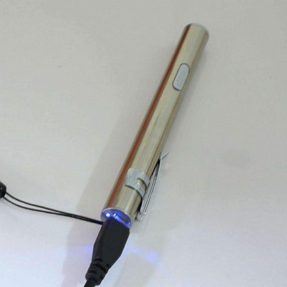 USB Flashlight Powerful Rechargeable - Aluminium Alloy Waterproof LED