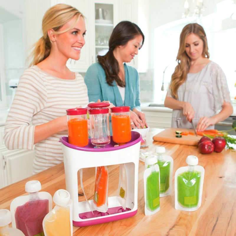 DIY Fresh-Squeezed Baby Food Station