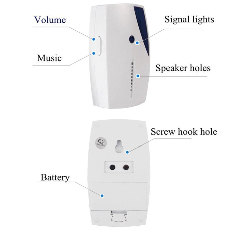 NEW Wireless Door Bell 36 CHIME Home Cordless Portable 100M Range Digital Doorbell Waterproof High Quality
