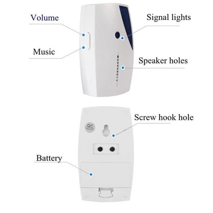 NEW Wireless Door Bell 36 CHIME Home Cordless Portable 100M Range Digital Doorbell Waterproof High Quality