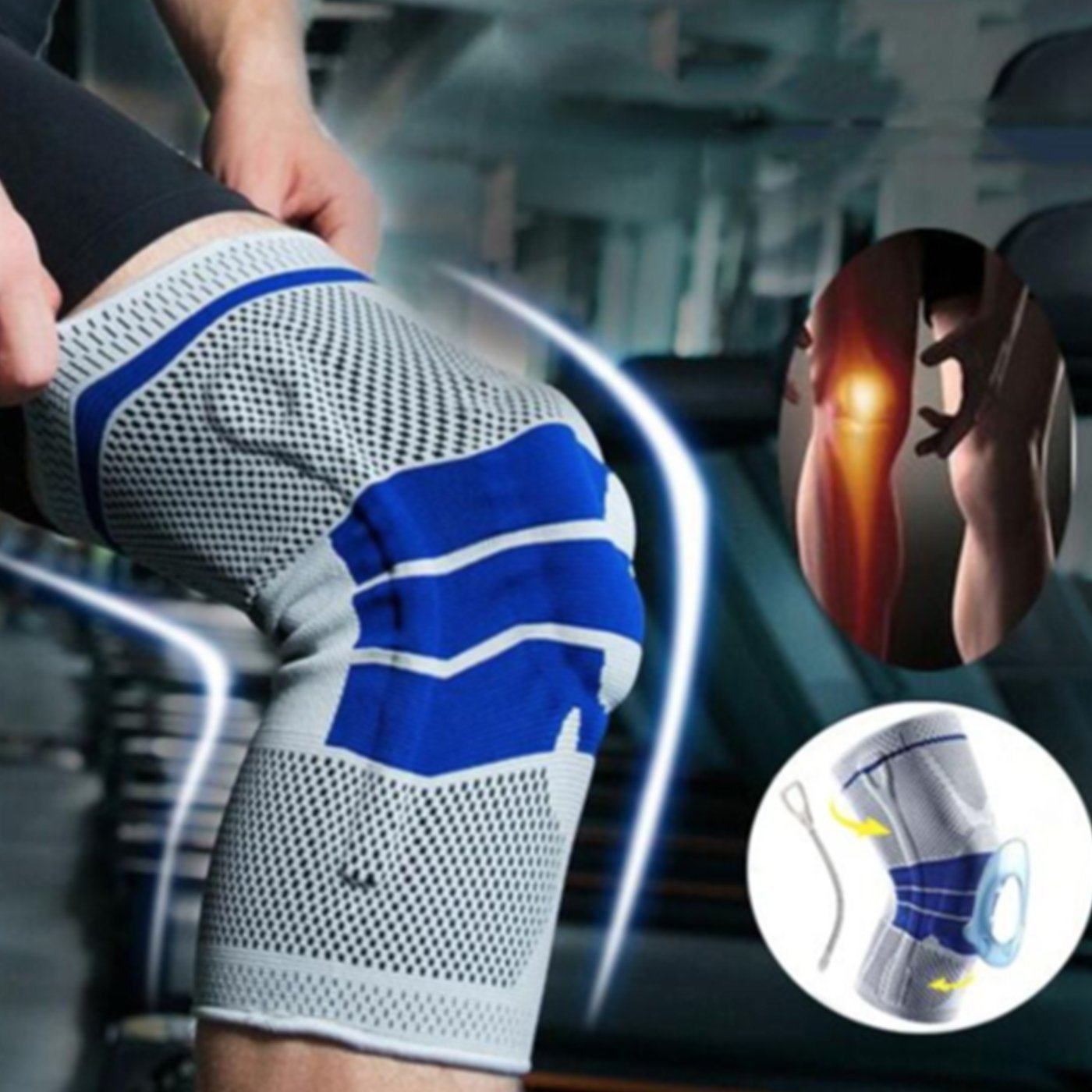 Elastic Support Knee Pad