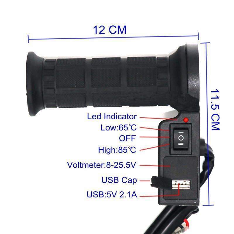 The Premium 3 in 1 Motorcycle Handlebar - 3 Multifunction in 1 Handlebar