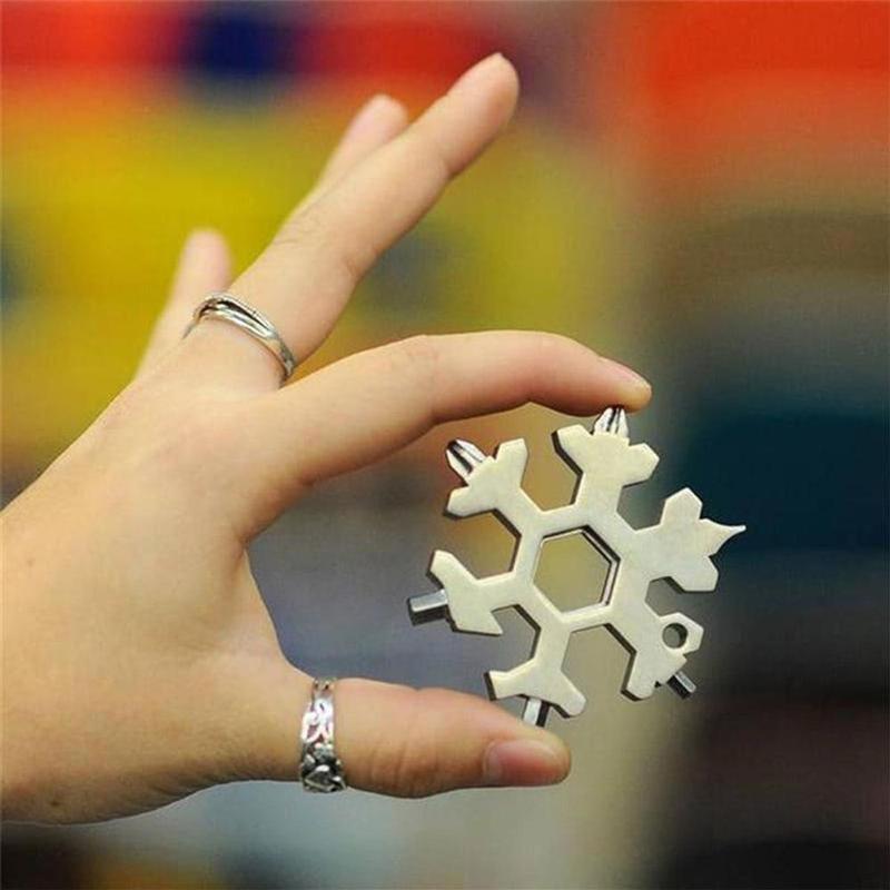 18-in-1 stainless steel snowflakes multi-tool