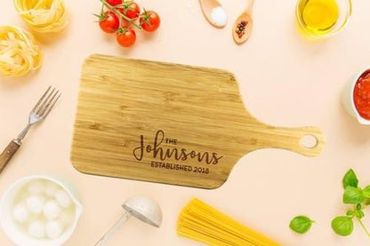 Personalized Bamboo Cutting Board