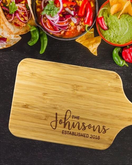 Personalized Bamboo Cutting Board
