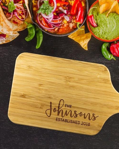 Personalized Bamboo Cutting Board