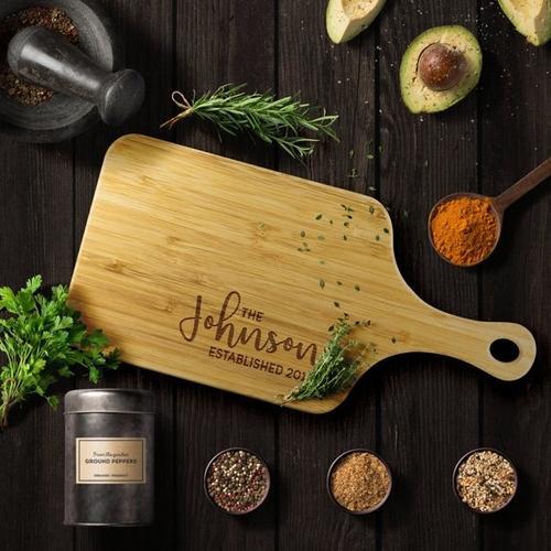 Personalized Bamboo Cutting Board