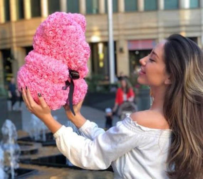 Rose Teddy Bear for Valentines