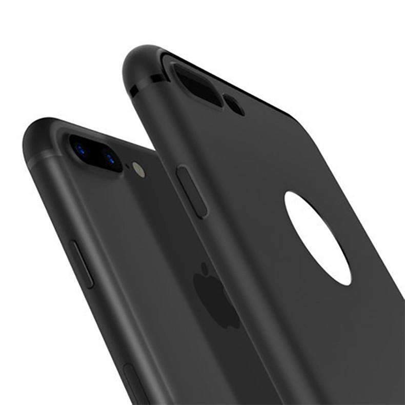 Luxury Back Matte Soft Silicon Case - for iPhone 5/5S/SE, iPhone 6/6S/6Plus/6SPlus, iPhone 7/7Plus