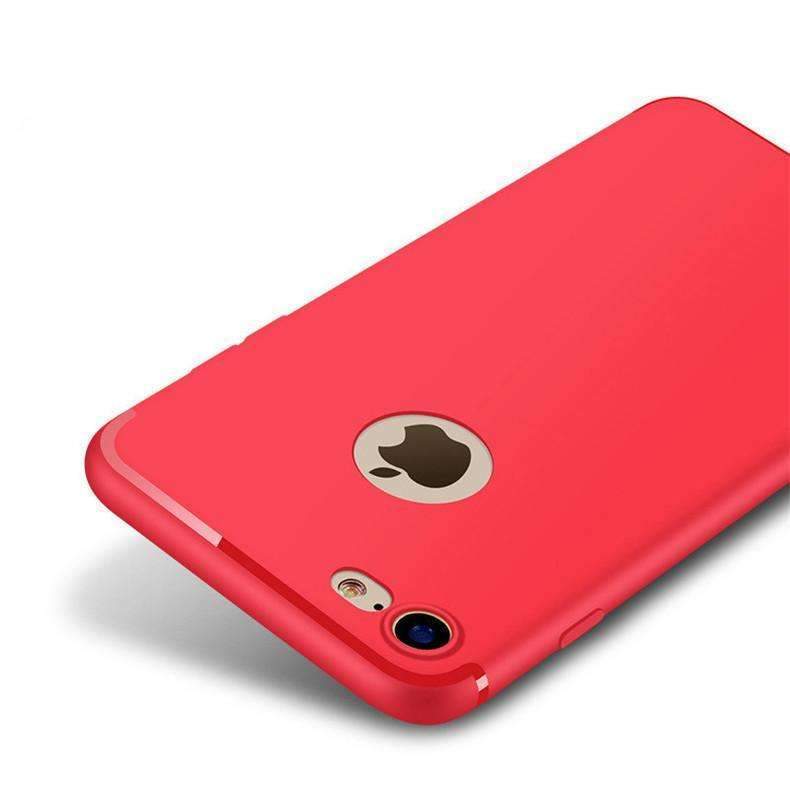 Luxury Back Matte Soft Silicon Case - for iPhone 5/5S/SE, iPhone 6/6S/6Plus/6SPlus, iPhone 7/7Plus