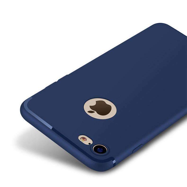 Luxury Back Matte Soft Silicon Case - for iPhone 5/5S/SE, iPhone 6/6S/6Plus/6SPlus, iPhone 7/7Plus