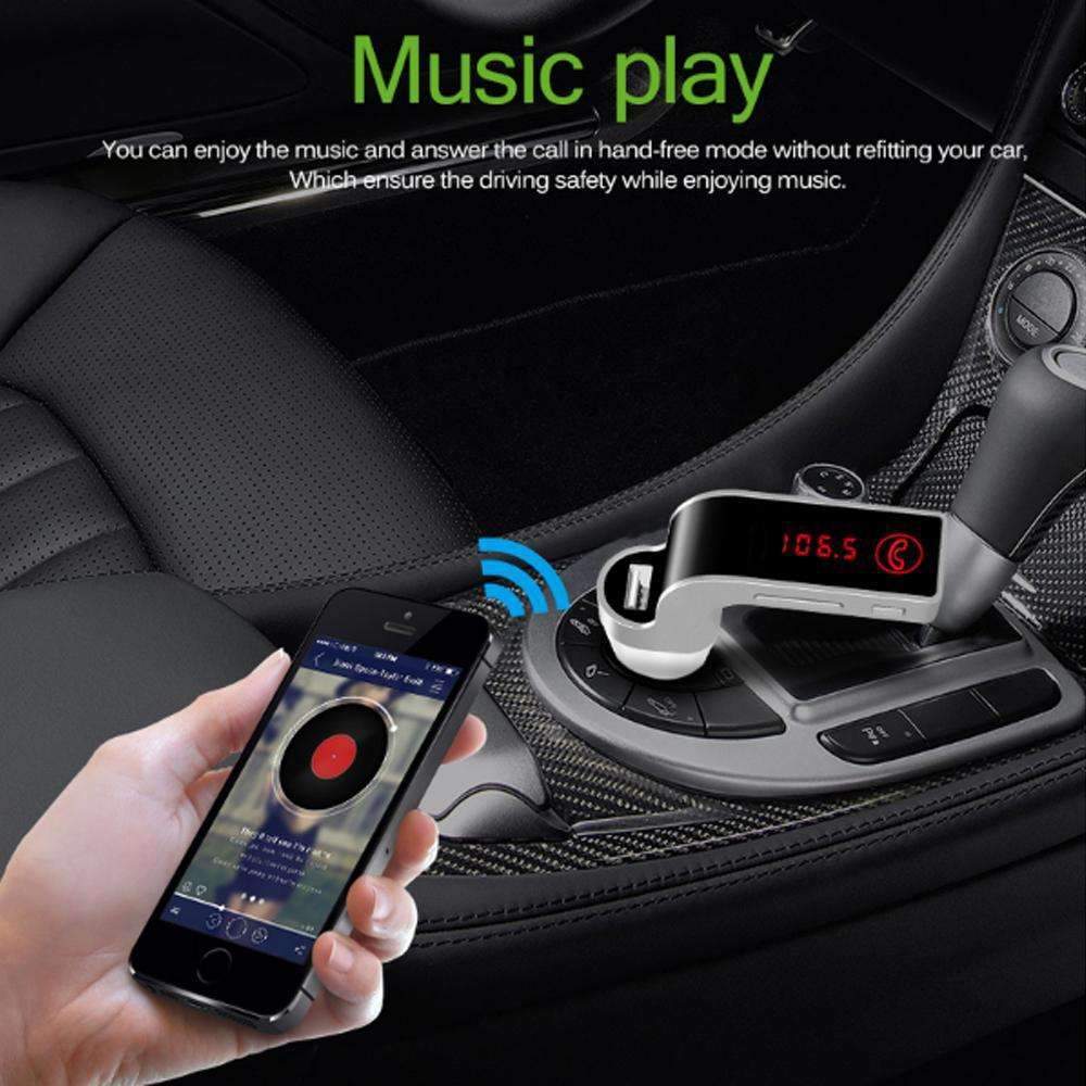 4-in-1 Wireless Bluetooth Car - Make Calls, Listen Music & Charging With The Same Tool