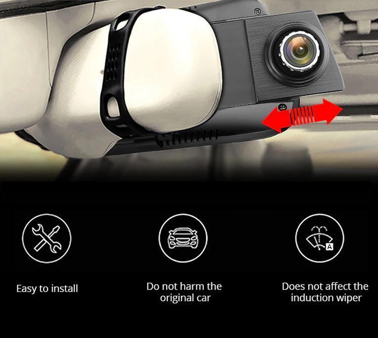 LCD Mirror w/ Front & Rear Camera