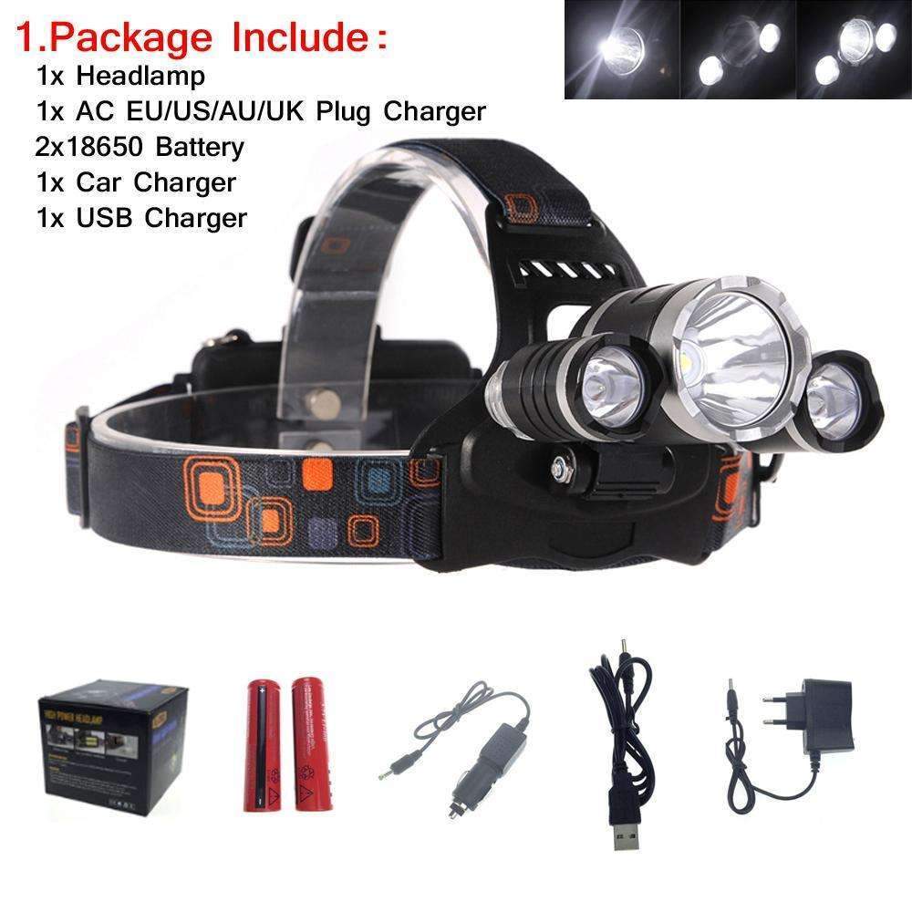 Linterna frontal 13000LM LED Headlamp