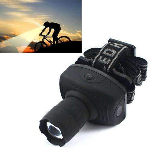 Mini LED Zoomable Headlamp - Zoomable Head Torch Light Bike Riding Lamp For Camping