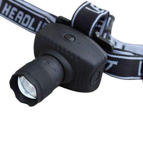 Mini LED Zoomable Headlamp - Zoomable Head Torch Light Bike Riding Lamp For Camping