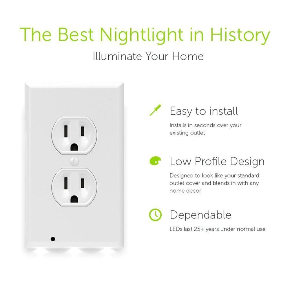 Automatic Nightlight Outlet Cover