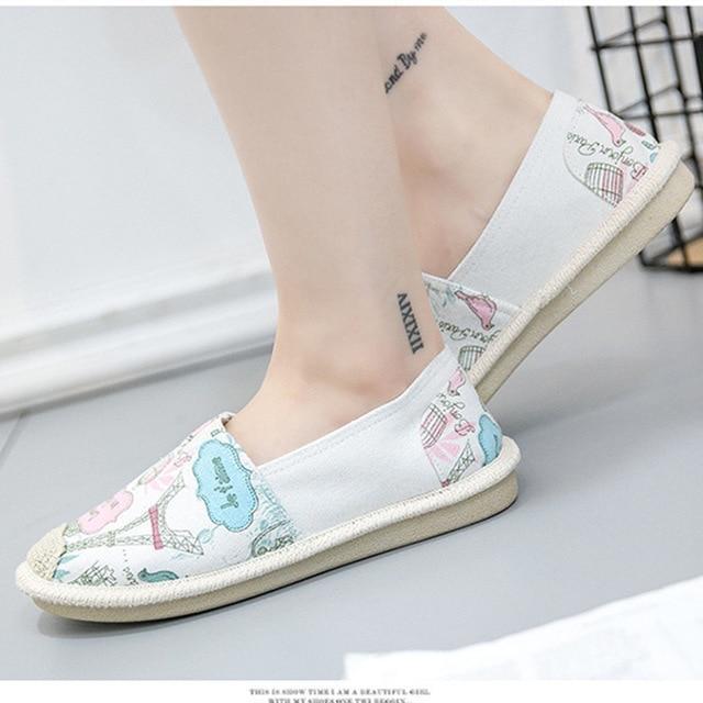 loafers women flats sneakers women shoes Canvas tenis feminino casual platform shoes