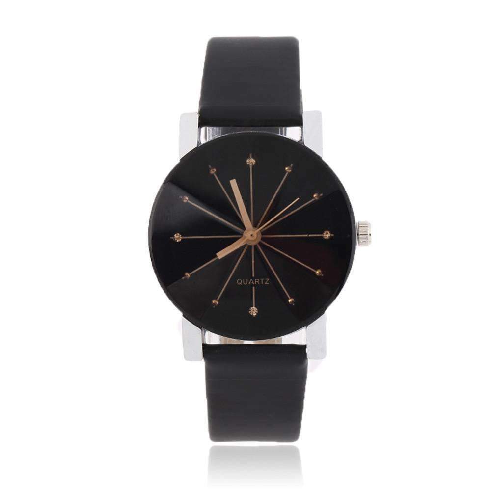 Men Women Casual Watches - Black Classic Couple Watch Fashion