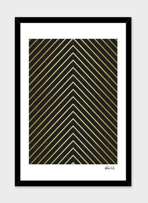 Minimalist and golden art   Frame