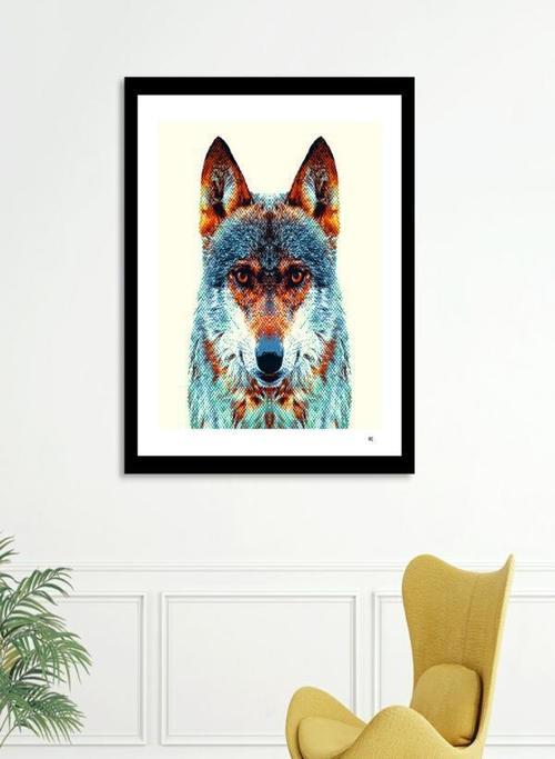 Wolf - Colorful Animals  Frame