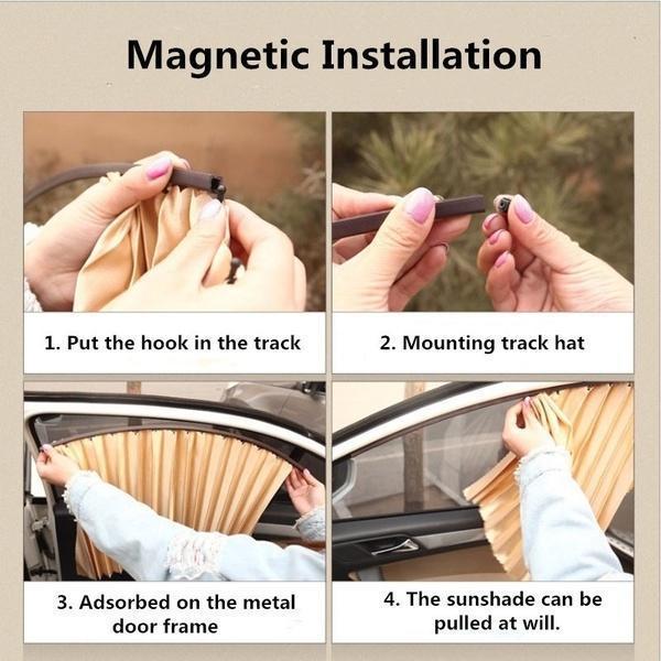 Magnetic Car Curtain