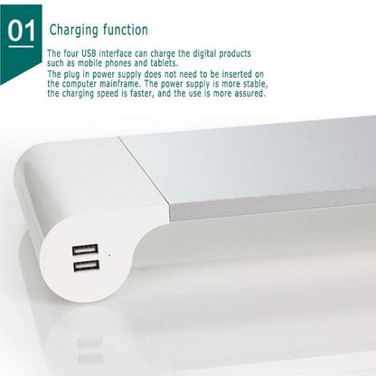 Smart Base Computer Stand with USB Ports