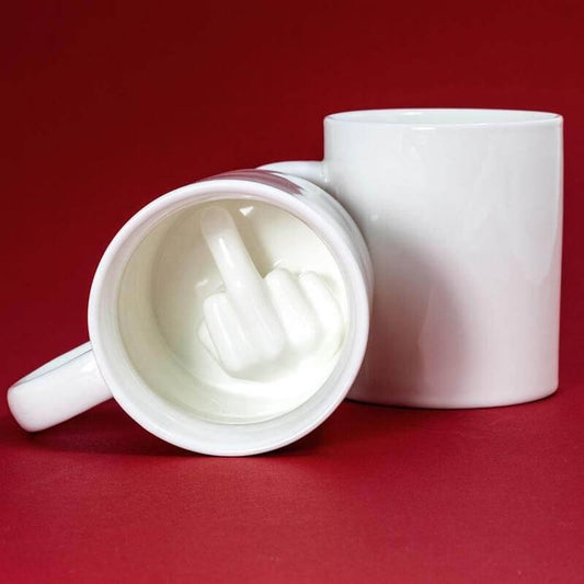 Middle Finger Prank Mug