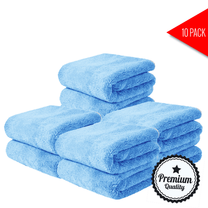 PREMIUM QUALITY MICROFIBER TOWELS - PACKS (400 GSM)