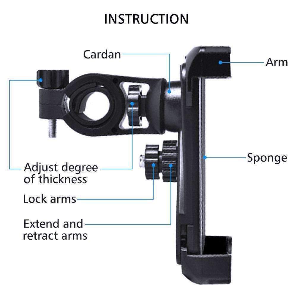 360 Bike Phone Holder - Feel Comfortable While You Drive