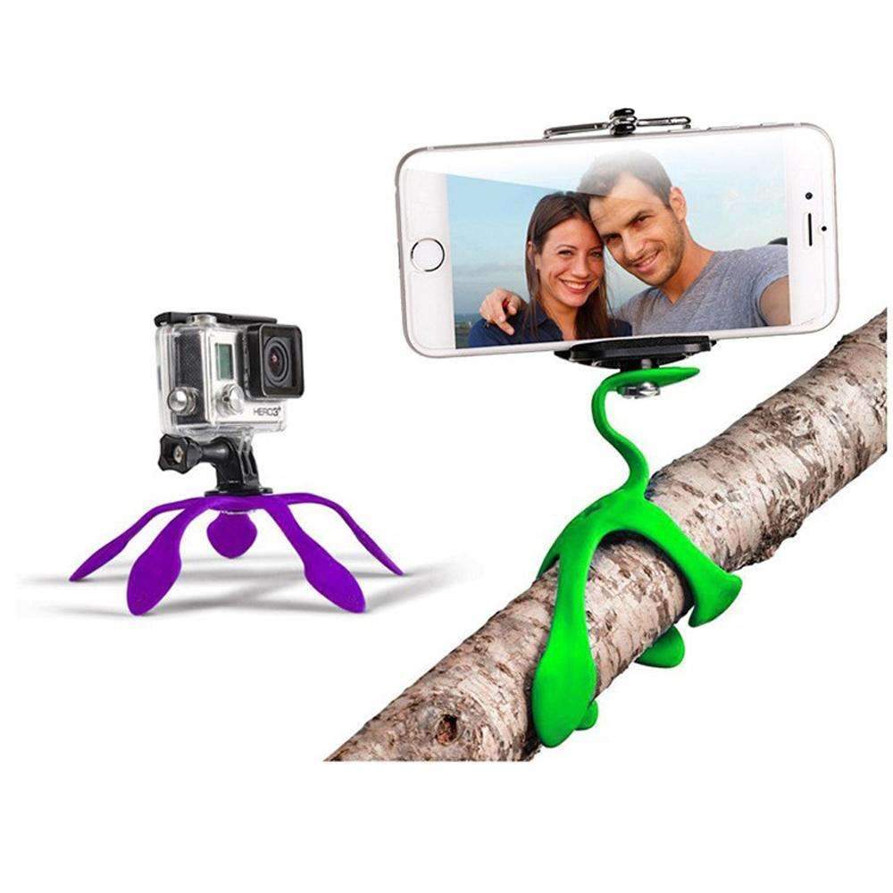 Octopus CameraTripod Portable - Amazing Flexible Gadget Holder!